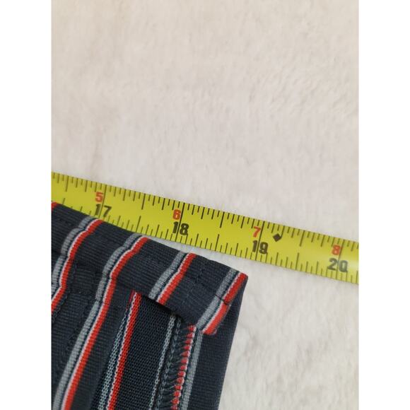 Under Armour Polo Mens Medium Gray Striped HeatGear Golf Athleisure Preppy - Picture 7 of 12